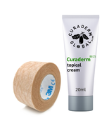 Curaderm BEC5 cream 20ml topical cream + 3M micropore tape - $198.00