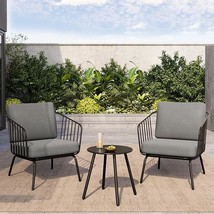 3-Piece Patio Furniture Set, Outdoor Furniture With Thick Cushion Sofa A... - $519.99