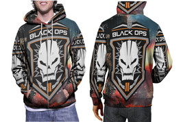 Black ops II Call Of Duty White Men&#39;s Pullover Cotton Hoodie - £27.48 GBP