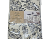 Bee &amp; Willow Paisley Laminated Tablecloth 70in Round Resists Stains Wipe... - £22.32 GBP