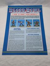 Games Workshop Blood Bowl Fantasy Football How To Paint Your Models Flyer - $17.46 CAD