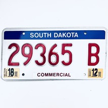 2001 United States South Dakota Commercial Truck License Plate 29365 B - $225.96 MXN
