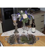 International Silver Co Footed Scalloped Edge Ornate Engraved Silver Pla... - $1,057.80 MXN