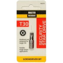 Master Mechanic 160370 1 -Inch, TX30, Security Torx Bit - $22.89 CAD