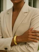 18K Gold-Plated Alloy Cuff Bracelet - $17.54