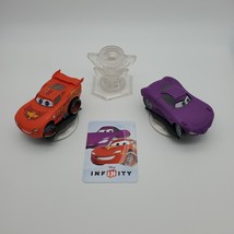 Disney Infinity Pixar Cars 4pc Lot of Lighting McQueen &amp; Sally Xbox PS Wii - £8.14 GBP