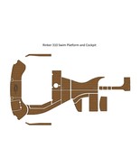 Rinker 310 Swim Platform and Cockpit Boat EVA Faux Foam Teak Deck Floor Pad - $1,360.41 CAD