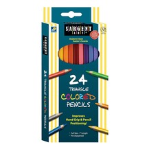 Sargent Art 22-7207 Triangle Colored Pencils, 24 Count - £9.43 GBP