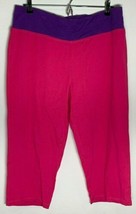 Women&#39;s Pink/Purple Sports/Workout Stretchable Leggings Size X-Large - £7.85 GBP