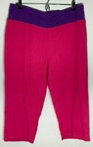 Women&#39;s Pink/Purple Sports/Workout Stretchable Leggings Size X-Large - $9.88