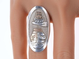 sz6.75 Vintage Native American sterling ring - £72.65 GBP