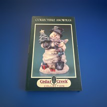 Vintage Snowman With Christmas Tree - Cedar Creek Collection Collectable... - $7.99