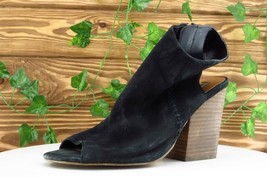 Steve Madden Sz 10 M Black Gladiator Leather Women Sandals - £13.45 GBP