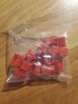 Monopoly Red Plastic Hotels 1985 Replacement Pieces Parts SEALED - $15.83