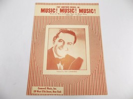 Vintage Sheet Music 1950 Put Another Nickel In Music! Music! Music! Guy Lombardo - £7.00 GBP