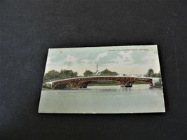 Bridge in Jackson Park, Chicago, Illinois -Ben Franklin 1 Cent- 1910 Postcard. - £6.86 GBP