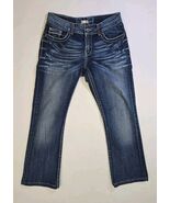 BKE Culture Jeans Women&#39;s Size 29x29 Bootcut Dark Blue Waist Has Been Al... - $21.32 CAD