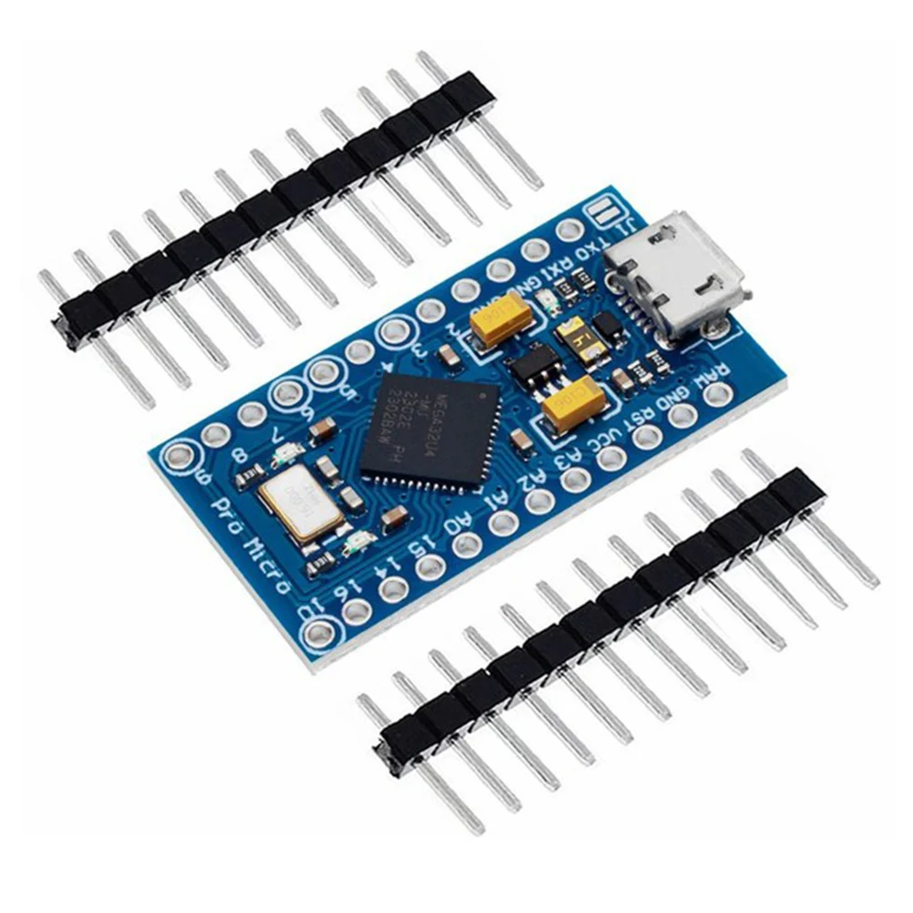 Pro MiModule Controller With 2 Row Pin Header ATmega32U4 5V/16MHz Type-C Develop - £41.80 GBP