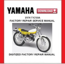 1974 YAMAHA TY250A Factory Owner&#39;s Service Repair Manual - £15.73 GBP
