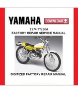 1974 YAMAHA TY250A Factory Owner&#39;s Service Repair Manual - $27.74 CAD