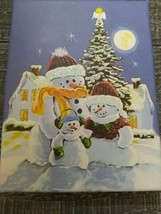 Trimmerry Gift Card Boxes Merry Christmas Snowmen New - £10.87 GBP