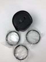 HCE Tiffen 55mm Close Up Lens Set for +1 (vivitar) +2 &amp; +3 - Includes Case - $16.99