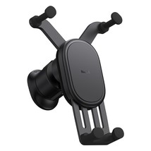 Baseus Car Phone Holder Gravity Auto Restorable in Car Air Vent Silicone Stand F - £16.11 GBP