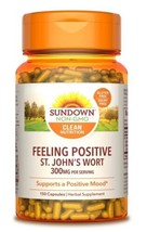 Sundown Feeling Positive St. John&#39;s Wort Stress Capsules, 300 Mg, 150 Ct - £19.63 GBP