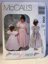 McCall&#39;s Children dress with petticoat pattern sz 4 to 6 2552 - uncut - £7.91 GBP