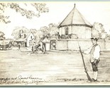 Charles Conely Signed Guard House  &amp; Cannons Williamsburg VA UNP Postcar... - $2.92