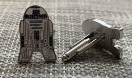 Star Wars Merchandise R2D2 Styled Cufflinks Enameled - £8.22 GBP