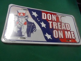 NEW Collectible License Tag Uncle Sam &quot;DON&#39;T TREAD ON ME&quot;.......FREE POS... - £15.24 GBP