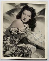 Peggy Ryan (d. 2004) Signed Autographed Vintage 8x10 Photo - $99.99