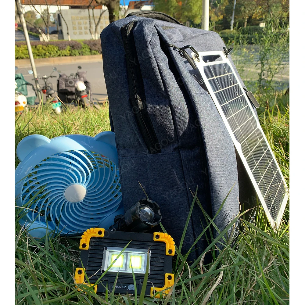 House Home 20W Portable Solar Panel Generator 5V USB DIY Cell Battery Charger fo - £19.98 GBP