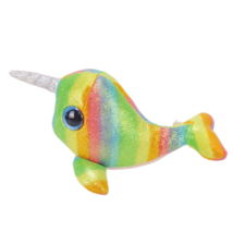 Ty Beanie Boos Nori Narwhal Rainbow Shimmer - £7.00 GBP