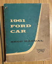 1961 FORD car shop manual repair service transmission steering brake maintenance - £19.57 GBP