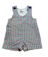 Vintage Toddler Plaid Romper Primary Colors 18 Months  Classic Multicolor - $440.25 MXN