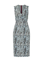 NWT Diane Von Furstenberg DVF Anissa in Rain Fig Ivory Jacquard Midi Dress 2 - £48.30 GBP