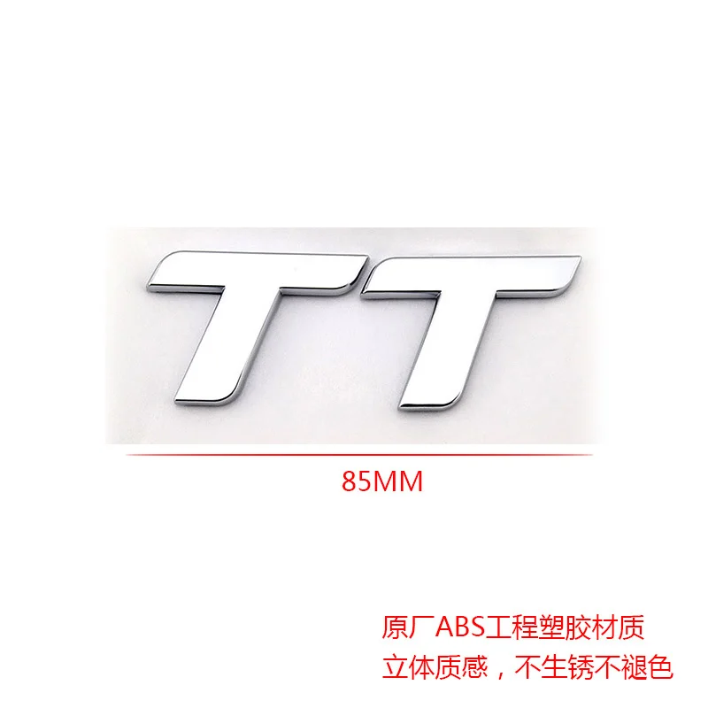 ABS TT Emblems car Rear sticker car Exterior decoration sticker for  TT - $64.06