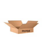 24" x 24" x 6" CARDBOARD BOX - 200 lb  - SINGLE  BOX - WREATH BOX - $14.00