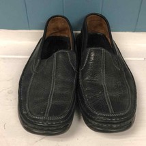 Johnston and Murphy black men’s leather loafers size 11M - $37.87