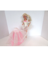 MATTEL 1989 Dance Magic Barbie Doll Pink White Detachable Skirt Earrings... - £11.79 GBP