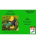 John Deere Z335M ZTrak Mower Technical Repair &amp; Operator&#39;s Manual USB - $23.74