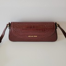 Michael Kors Katya Medium Flap Crossbody Handbag Faux Embossed Patent Ox... - $64.16