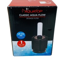 Aquatop Classic Aqua Flow Sponge Aquarium Filter 25gal - £3.74 GBP
