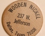 Vintage Wooden Nickel Dallas Texas - $4.94