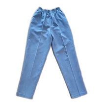 BonWorth Pull On Blue Elastic Waist Pants ~ Sz XS ~ High Rise ~ 29&quot; Inseam - £18.02 GBP