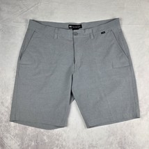 Travis Mathew Performance Golf Shorts Mens Size 35 Gray Lightweight Casu... - $31.18