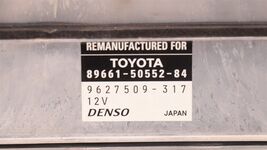 Toyota Lexus ECM ECU PCM Engine Control Module 89661-50552, 9627509-317 image 2