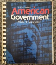 American Government Walter E. Volkomer 1983 Prentice Hall Third Edition - £4.63 GBP